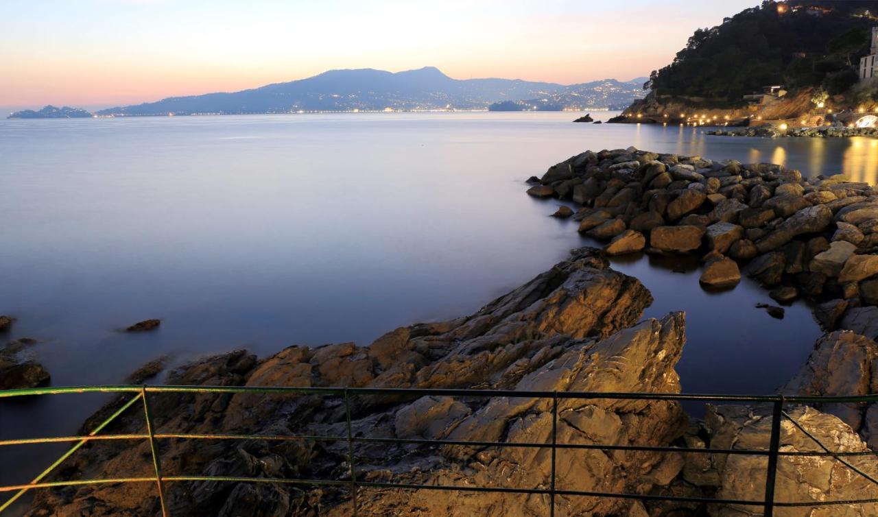 Una Conchiglia Sul Mare Attico Vista Portofino 佐阿利 外观 照片